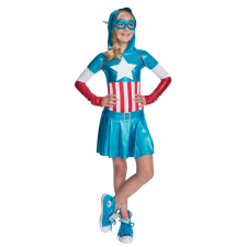 Marvel Amerika kapitány ruha lányoknak 5-7 éves korig 120 - 130 cm jelmez
