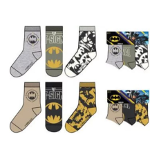 Marvel Batman gyerek zokni 3 pár/csomag 23-34