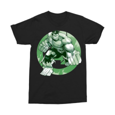 Marvel Bosszúállók férfi rövid ujjú póló - Hulk Avengers Logo