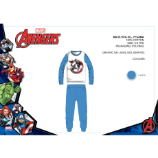 Marvel Bosszúállók gyerek jersey pizsama - pamut pizsama - középkék - 104