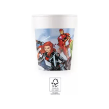 Marvel Bosszúállók Infinity Stones papír pohár 8 DARABOS 200 ml FSC party kellék