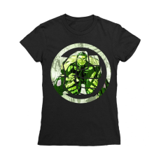 Marvel Bosszúállók női rövid ujjú póló - Hulk Comics Logo