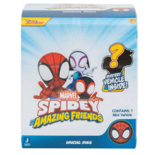Marvel Disney Marvel Népszerű Pókember figura járművel 6 cm magas (meglepetés járművet tartalmaz) játékfigura