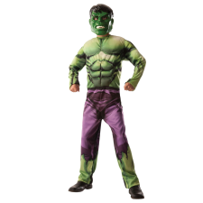 Marvel Hulk és Amerika kapitány jelmez fiúknak, megfordítható, izmokkal jelmez