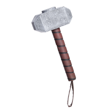 Marvel Játék kalapács, Thor, Marvel Comics, 40 cm, szürke jelmez