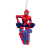 Marvel Pókember 3D fa dísz ajándékkal, Marvel, 5 cm, piros