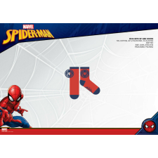 Marvel Pókember csúszásgátlós teliplüss bokazokni gyerekeknek - piros - 27-30 gyerek zokni