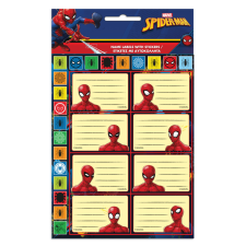 Marvel Pókember füzetcímke matricával 16 darabos füzetcímke