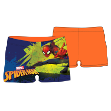 Marvel Pókember kisfiú fürdő boxer - uv narancs - 128