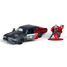 Marvel - Thor 1970 Chevy Chevelle SS fém autómodell figurával - 1:32 autópálya és játékautó