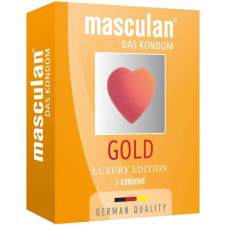  Masculan Gold Luxury Edition vanília illatú óvszer 3db óvszer