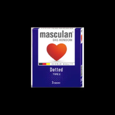  Masculan óvszer 3db-os Dotted óvszer