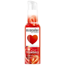 Masculan Strawberry vízbázisú síkosító, eper aromával (75 ml) síkosító