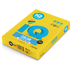  Másolópapír, színes, A4, 80g. IQ IG50 500ív/csomag, intenzív mustár sárga fénymásolópapír