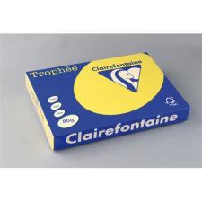  Másolópapír színes Clairefontaine Trophée A/3 80g intenzív sárga 500 ív/csomag (1887) fénymásolópapír