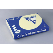  Másolópapír színes Clairefontaine Trophée A/3 80g pasztell kanárisárga 500 ív/csomag (1884) fénymásolópapír
