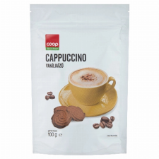 MASPEX OLYMPOS KFT. Coop vaníliaízű cappuccino instant kávéitalpor 100 g kávé