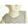 MASSIMO DUTTI csíkos lány trikó – 98/104