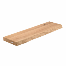  Masszív Tölgyfa Polc - Természetes Szélekkel 80x22x4 bútor