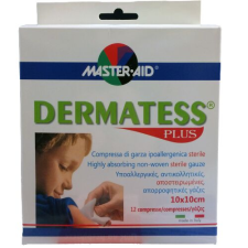  Master-Aid Dermatess Plus steril mull-lap 10 × 10 cm gyógyászati segédeszköz