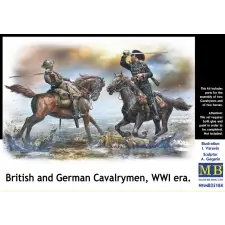  Master Box British and German cavalrymen,WWI era 1:35 (MB35184) makett