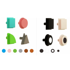 Masterkidz színes csap készlet STEM táblákhoz, 64db egyéb bébijáték