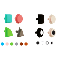 Masterkidz színes forma csapok STEM táblához, 256db egyéb bébijáték