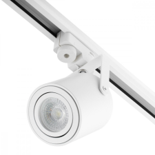 MasterLED GU10 matt fehér nyomtávú spotlámpa egyfázisú sínekhez világítás