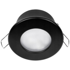 MasterLED HALOGEN lámpatest Süllyesztett fürdőszobai Soffit Hermetic GU10 Fekete IP44 RÖGZÍTETT világítás