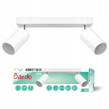 MasterLED Kinkiet Ścienny Lampa Natynkowa Ruchomy 2x GU10 Biały Chrom Matowy Bardo Masterled világítás