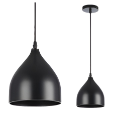 MasterLED Lampa Sufitowa Oprawa Wisząca Zwis E27 Czarna Como Masterled világítás