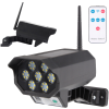 MasterLED LED napelemes lámpa hamis kamera kültéri kerti mozgásérzékelő + távirányító