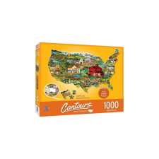  MasterPieces 1000 db-os puzzle - Contours - America the beautiful (71959) puzzle, kirakós