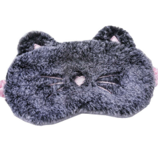 Maszk alváshoz vagy utazáshoz, kivehető géllel, Pufo Cat, 20 cm, szürke gyógyászati segédeszköz
