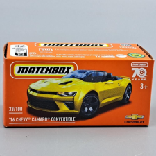 Matchbox Chevy Camaro Convertible Matchbox sárga autópálya és játékautó
