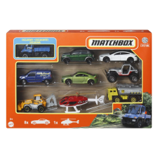 Matchbox KÉSZLET 9 AUTÓBÓL MERCEDES BENZ UNIMOG U300 autópálya és játékautó