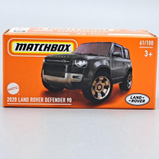 Matchbox Land Rover Defender 90 2020 1:64 szürke autópálya és játékautó