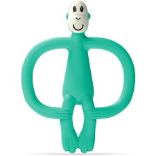 Matchstick Monkey Monkey Teether rágóka 2in1 kefével Green 1 db rágóka