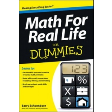  Math For Real Life For Dummies – Barry Schoenborn idegen nyelvű könyv