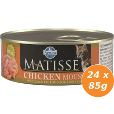 Matisse konzerv Mousse Csirke 24x85g macskaeledel