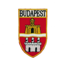  Matrica Budapest címer CA 5x8,5cm - Magyaros ajándék ajándéktárgy