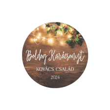  Matrica - Egyedi szöveggel ellátott, személyre szabott, karácsonyi matrica matrica