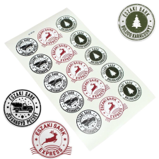  Matrica - Északi sark matricák 3 féle 15db/lap dekorációs kellék