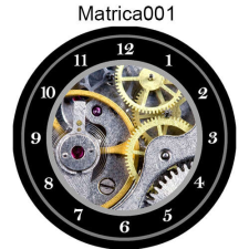 Matrica, fali órákhoz - Matrica004 falióra