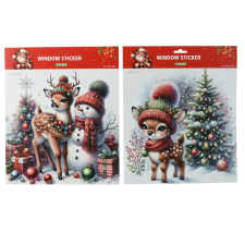  Matrica karácsonyi 30x30cm dekorációs kellék