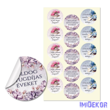  Matrica - Nyugdíjas - Boldog nyugdíjas éveket 14db/lap dekorációs kellék