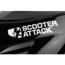  Matrica Scooter-Attack, fehér információs címke
