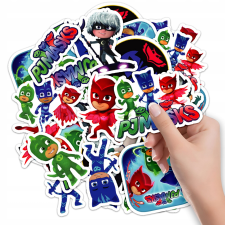 MATRICÁK JEGYZETFÜZET MATRICA KARAKTEREKKEL PJMASKS MINTÁK 10DB matrica