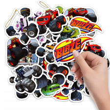 MATRICÁK JEGYZETFÜZETEKHEZ MATRICÁK BLAZE ÉS SUPERMACHINES KARAKTEREK MINTÁK 10DB matrica