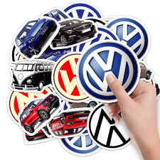  MATRICÁK KARAKTER MATRICA AUTÓ VOLKSWAGEN MINTÁK 10DB matrica